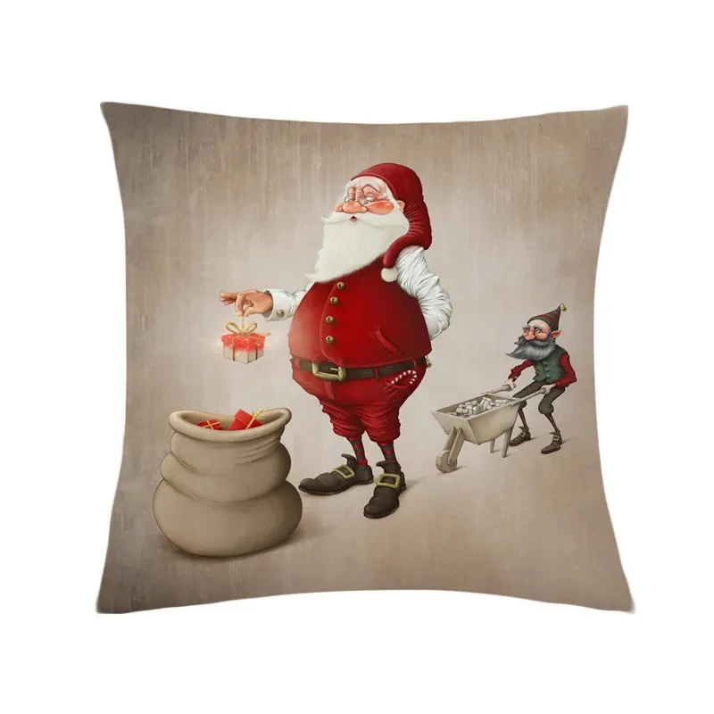 Рисунок 6 - Чехол с юмористическим Сантой для дивана