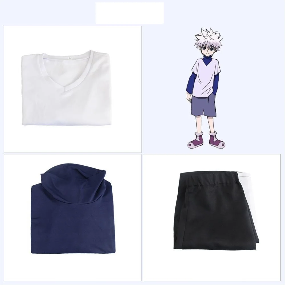 Костюм для косплея из аниме Hunter x Killua Zoldyck с номером 99 значок на Хэллоуин Рождество