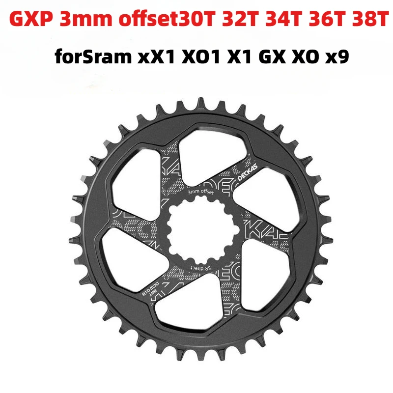 GXP 3 мм смещенный велосипед MTB горный 30T-38T Crown велосипедная круглая звездочка