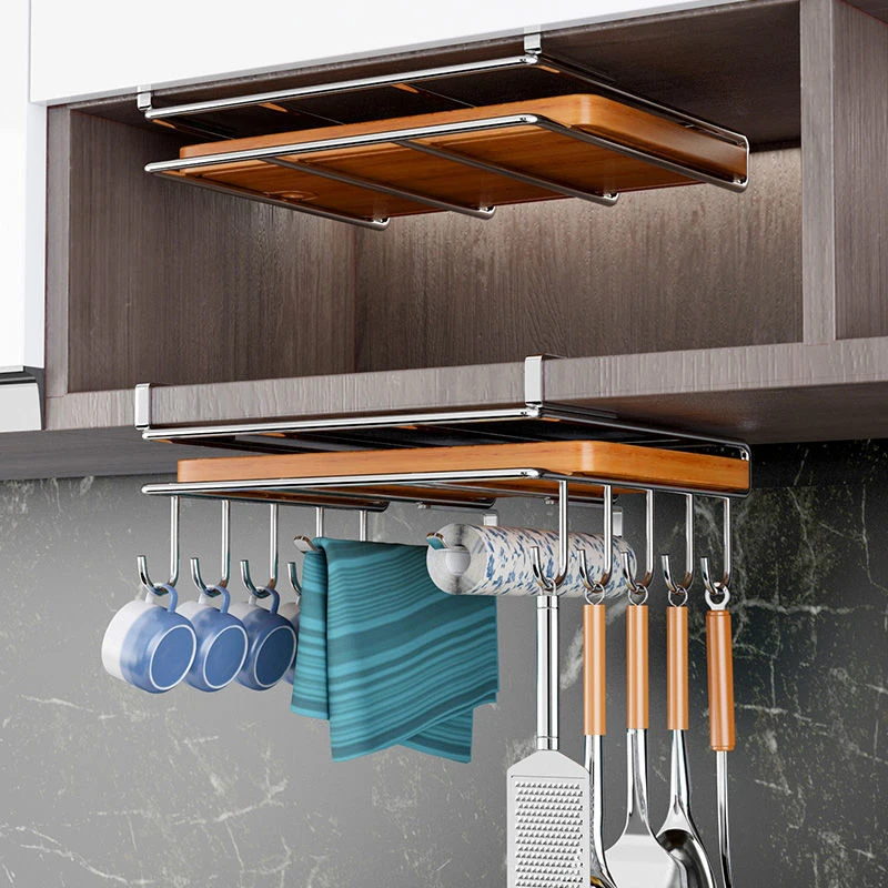 

Kitchen Space Stainless Steel Pan Rack Storage Faucet Holder Dish Drying Shelf Basket Organizer Bathroom Household Accessories