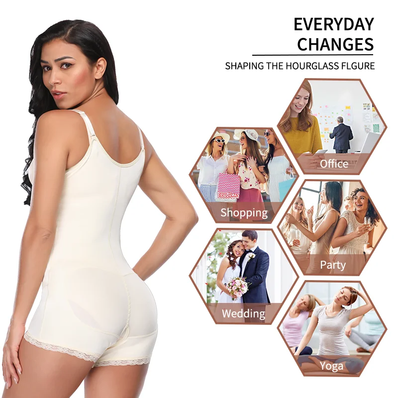 Miss Moly Body Shaper Women Nude Slimming Seamless Bodysuit Fashion Adjustable Strap Corsets Butt Lifter Tummy Control Underwear