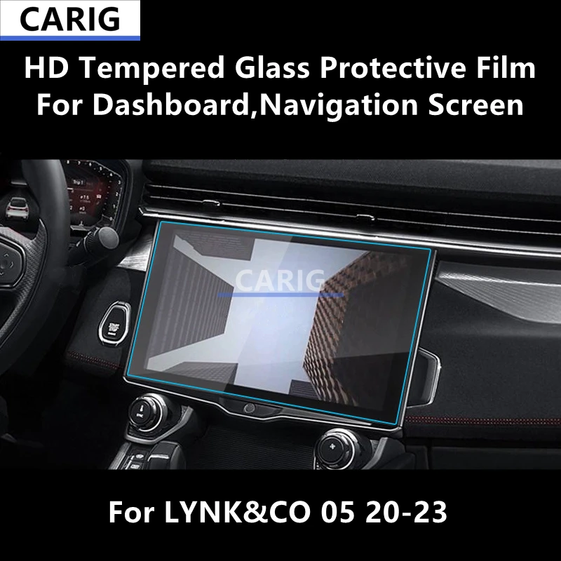 

Для приборной панели LYNK & CO 05 20-23, экран навигации HD защитная пленка из закаленного стекла, аксессуары для защиты от царапин