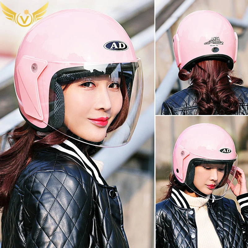 Электрический скутер Vespa 3/4 шлем мотоциклетный для взрослых Pro Tork мужской женский