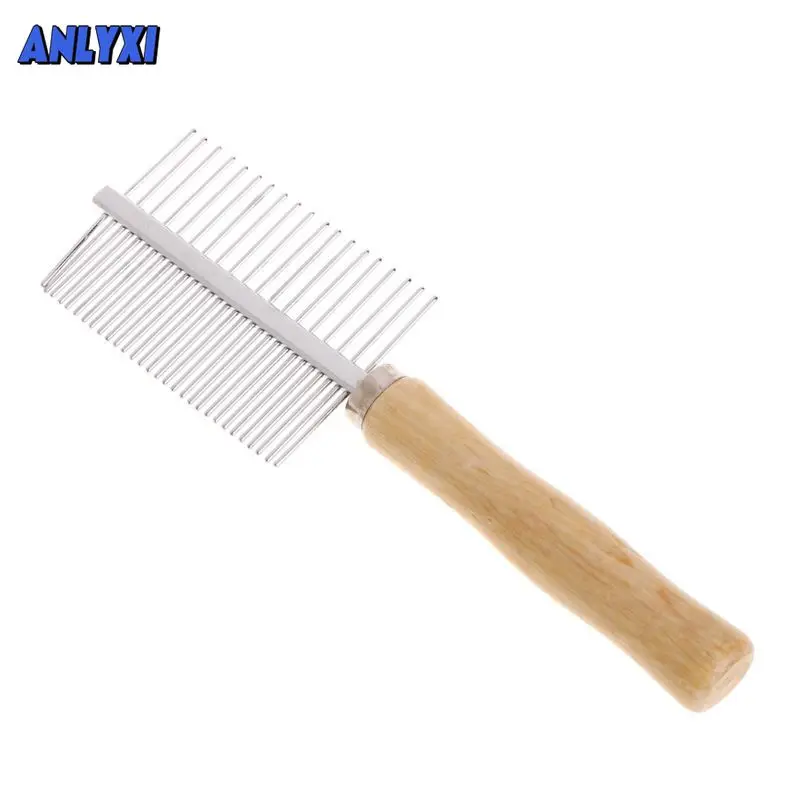 

Расческа для груминга домашних животных, Расческа с двойными гребнями, для кошек, котят, собак, щенков, многофункциональная