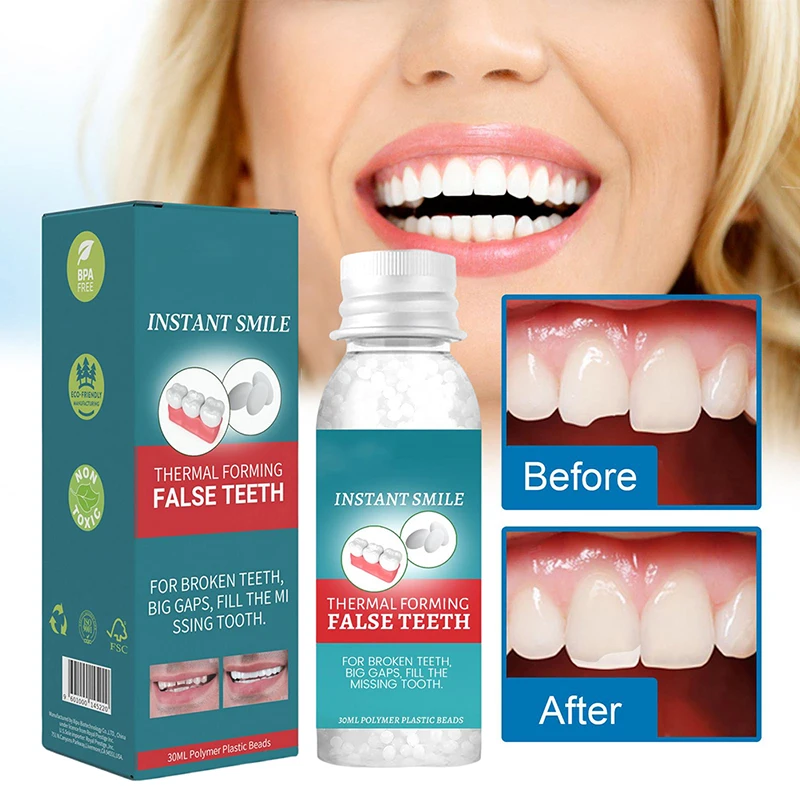 

30ML Temporary Tooth Repair Kit Teeth And Gaps FalseTeeth Solid Glue Denture Adhesive Teeth Whitening Tooth Beauty Tool