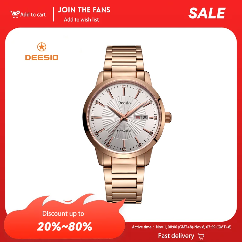 Deesio новые модные деловые классические часы для женщин роскошные женские с