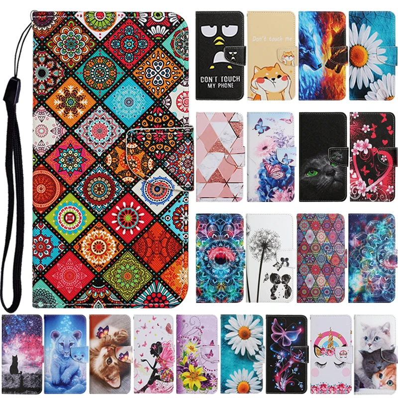 

Чехол-книжка с мультяшным рисунком для Xiaomi Redmi Note 10