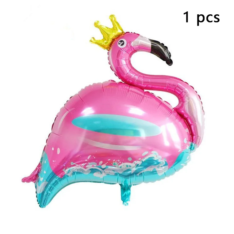 Одноразовая посуда в виде фламинго Пляжное Тропическое украшение для дня