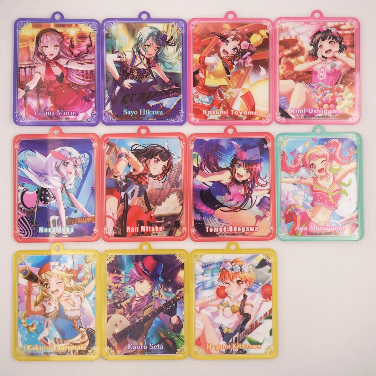 Фото Взгляд! Roselia Poppin'Party Аниме игра Toyama Kasumi Sayo Lisa Yukina акриловый брелок №1