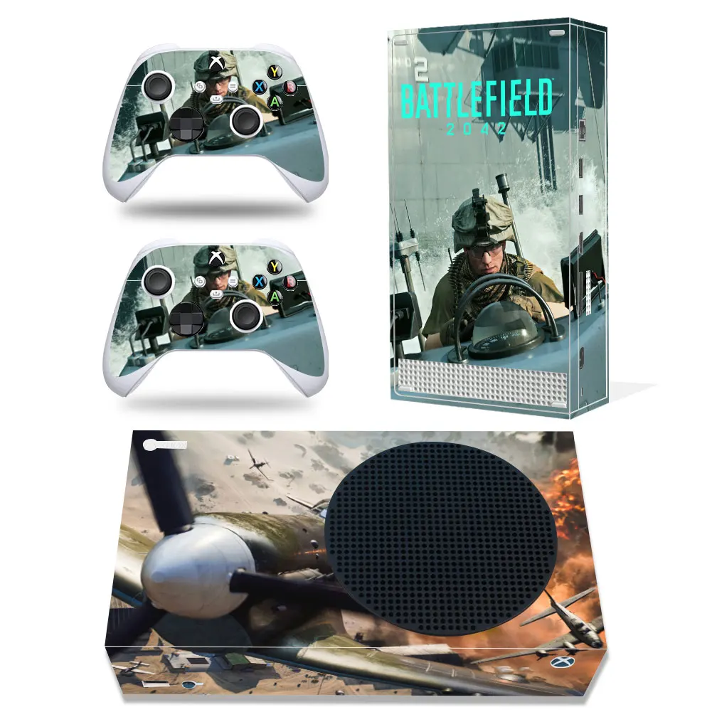 

Battlefield Style Xbox Series S Skin Sticker for Console & 2 Controllers Decal Vinyl Protective Skins Style 1