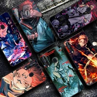anime jujutsu kaisen ryomen sukuna phone case for samsung s20 lite s21 s10 s9 plus for redmi note8 9pro for huawei y6 cover