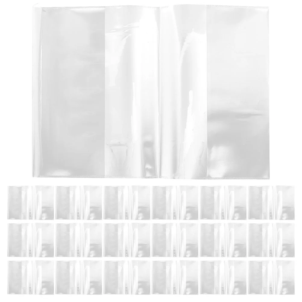 

20 Pcs A5 Account Book Cover Textbook Protective Binders Clear Self Adhesive Exercise