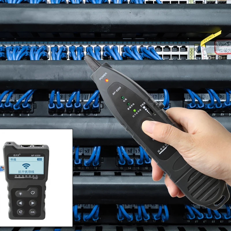 Сетевой Кабельный тестер PoE RJ45 STP UTP Lan сетевой инструмент для ремонта сетевых