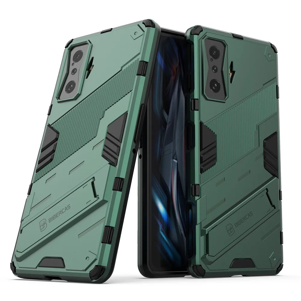 

F4 GT For POCO F4 GT Case Shockproof Armor Cover For Redmi K50 Gaming K50 Pro POCO F4 GT Coque pocof4 gt Robot Holder Stand