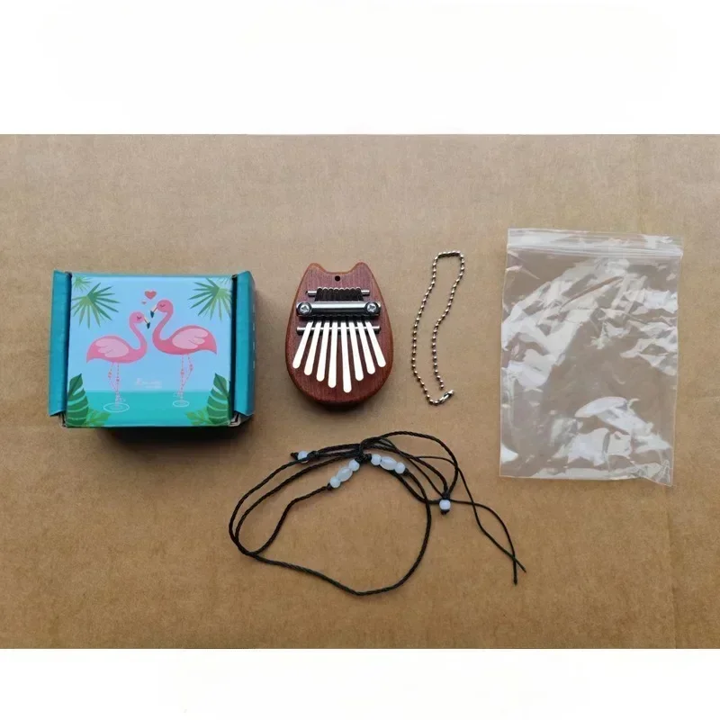 Музыкальный инструмент Kalimba 8 клавиш мини музыкальная клавиатура пианино с