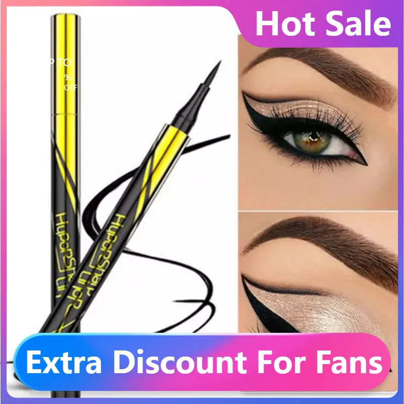 

Новинка, водостойкая черная жидкая подводка для глаз, быстросохнущая подводка для глаз, карандаш для макияжа, Стойкая подводка для глаз, кос...