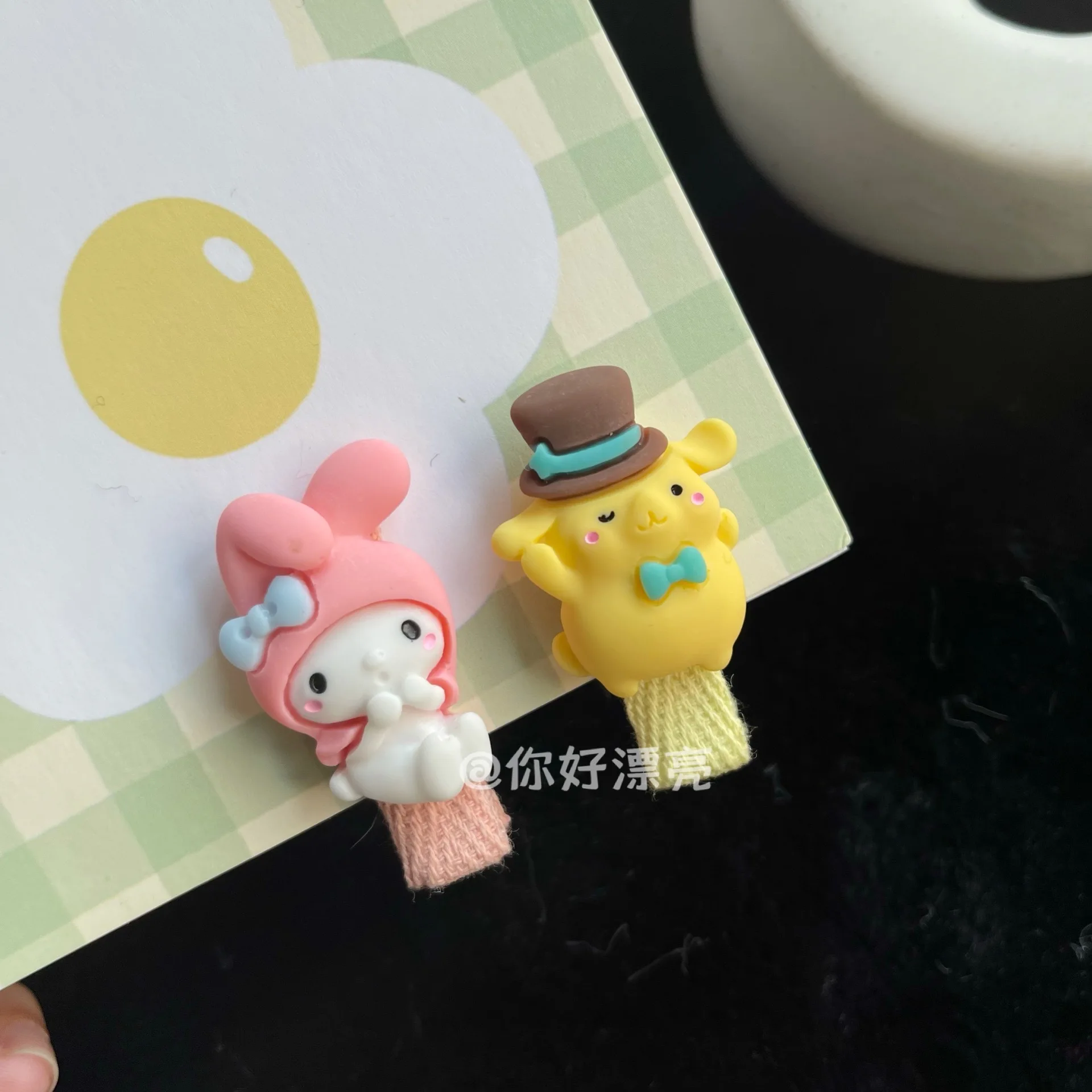 Симпатичная заколка для волос в стиле аниме головной убор мультяшная кукла Kuromi