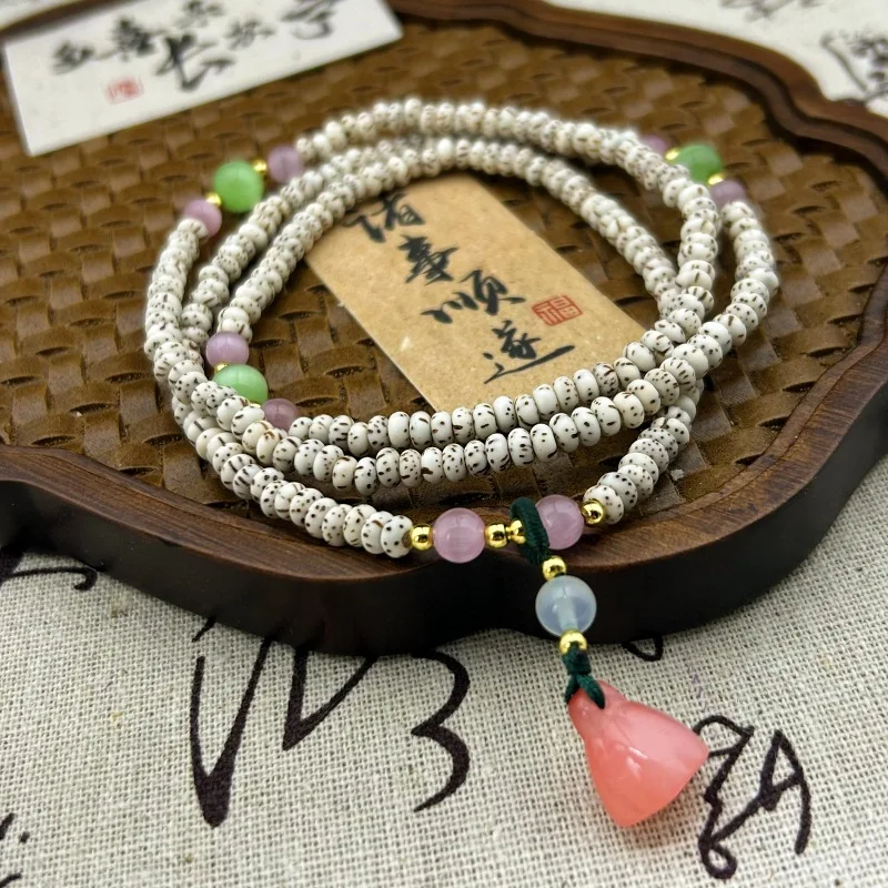 Новый браслет Hainan Mini Bodhi с четками оригинальный Shunbai Small Xingyue орнаментом для