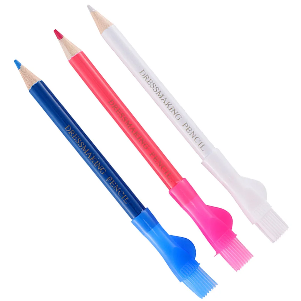 

3 Pcs Sewing Pen DIY Colorful Chalks Markers Pencils Tailor Supply Fabric Pens Colored Clothing