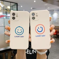 funny smiley phone case for iphone 11 12 13 pro max 13 12 mini 6 6s 7 8 plus se 2020 x xr xs max liquid silicone shockproof soft