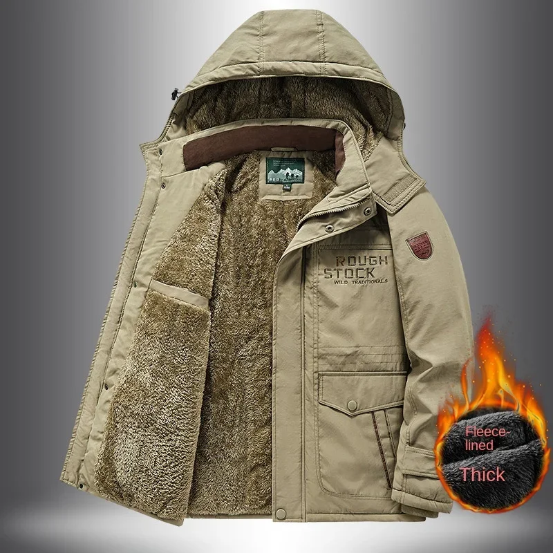 Зимняя мужская куртка с капюшоном для отдыха ветрозащитная одежда гольфа новые