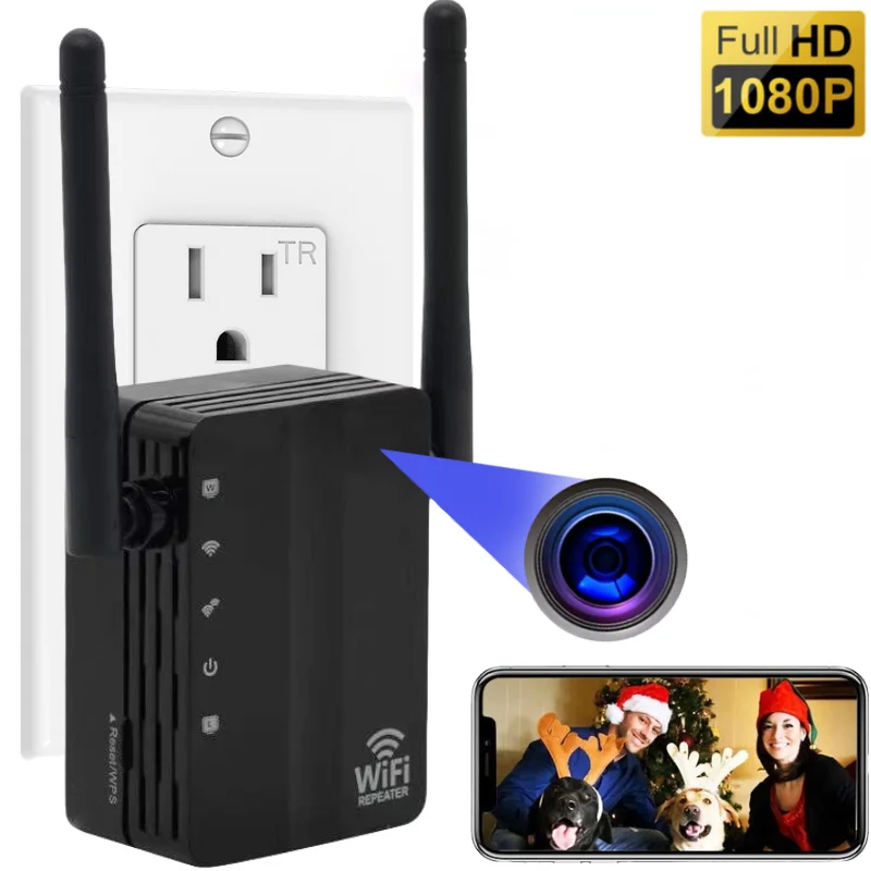 Мини-камера 1080P HD с Wi-Fi роутером и датчиком движения | Электроника