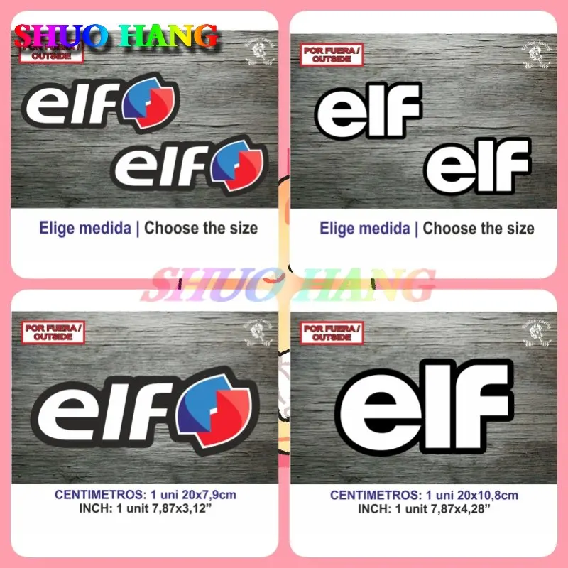 Виниловая наклейка Adesivi Elf Oil для ралли, ралли, гоночного окна, автомобильные аксессуары для мотоцикла, спортивных представлений