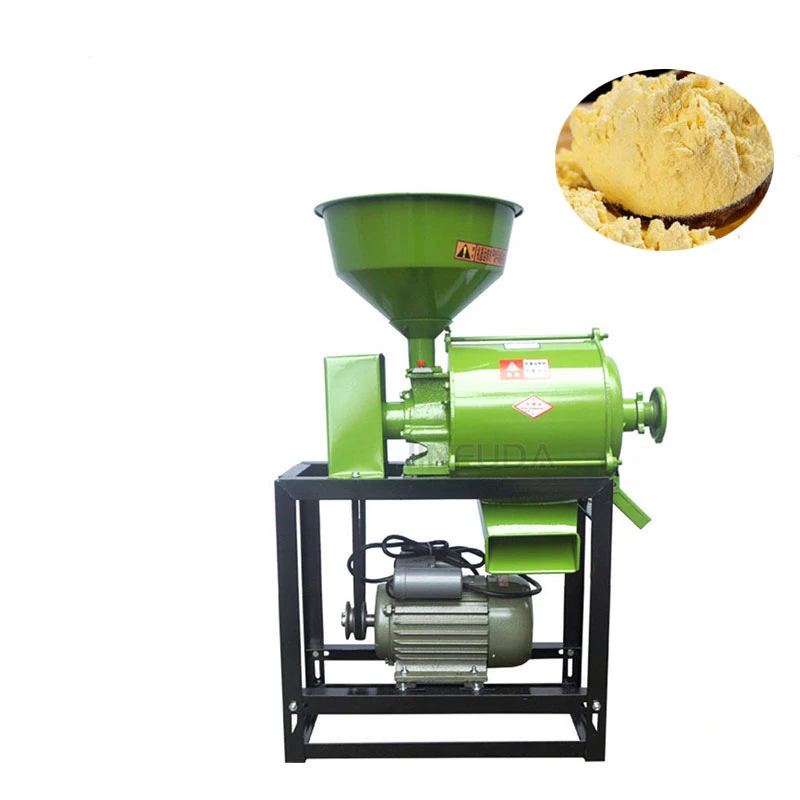 

Household Small Multifunctional flour mill wheat corn flour grinder pea wheat bran separation crusher machine