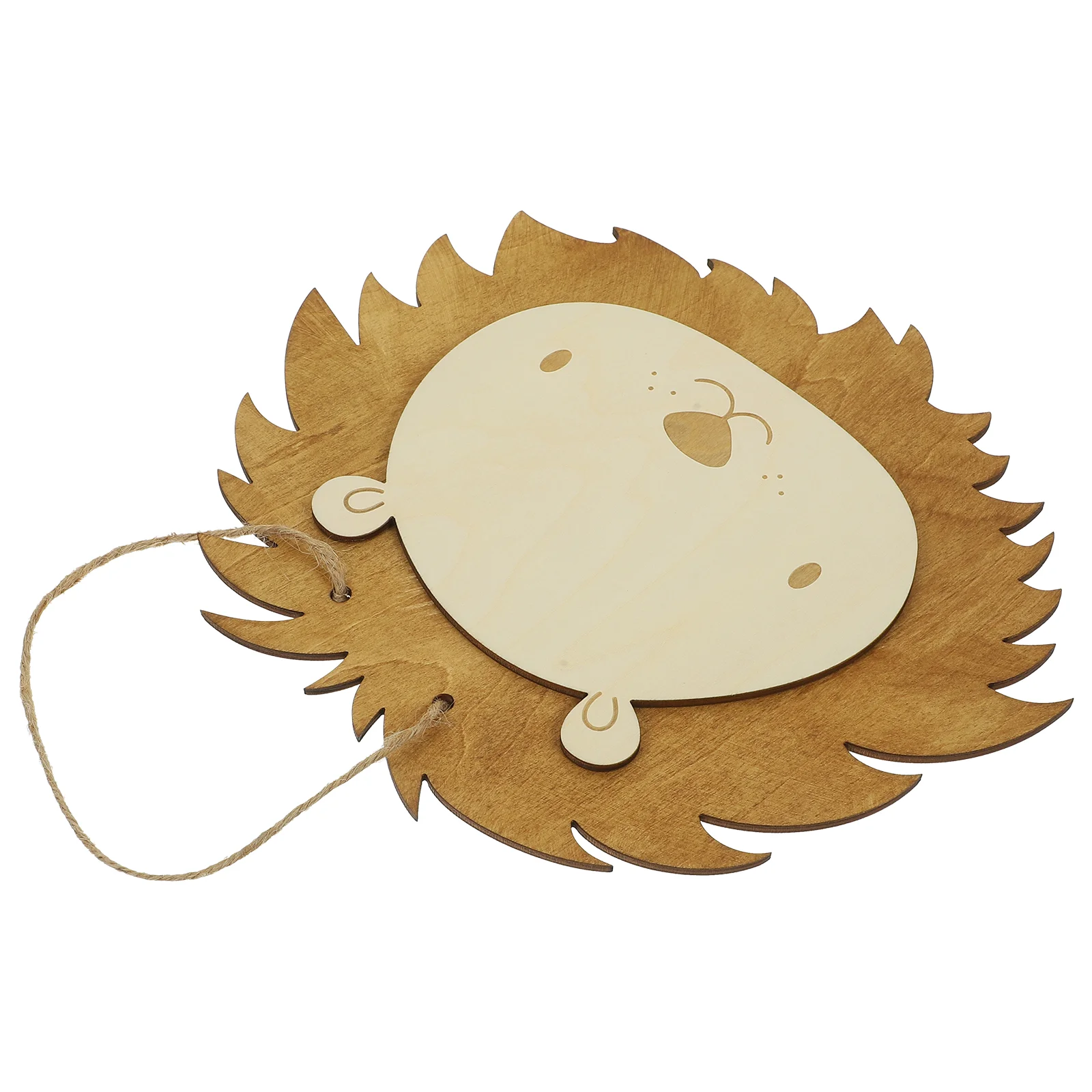 

Home Decor Wall Hanging Lion Decoration Wood Pendant Decorative Wooden Photo Props