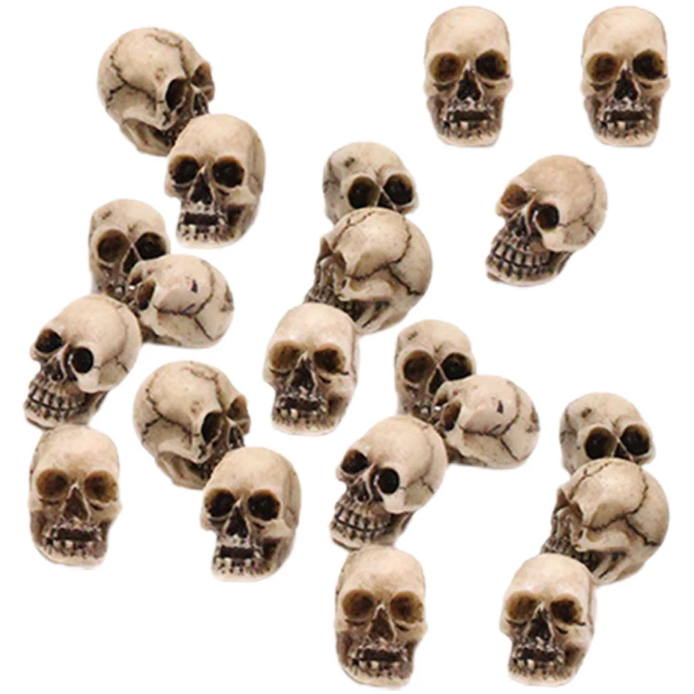 

20 Pcs Head Statue Mannequins Skulls Decor Resin Decoration