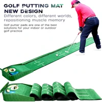 new style golf carpet putting mat with auto ball return function for homeoutdooroffice use portable golf practice mat