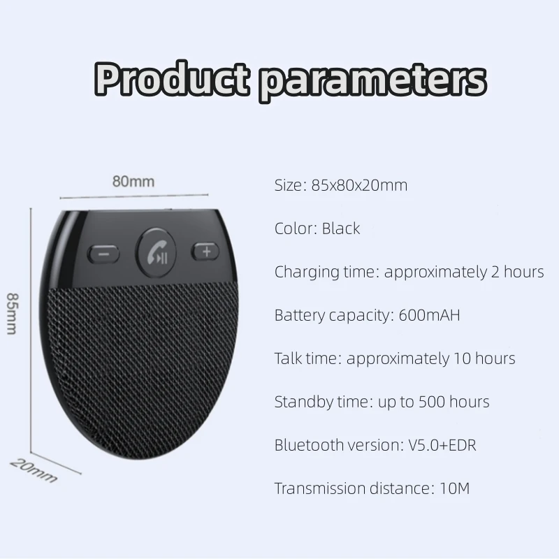 Новый Интеллектуальный автомобильный зонт для голосового вещания Bluetooth громкая