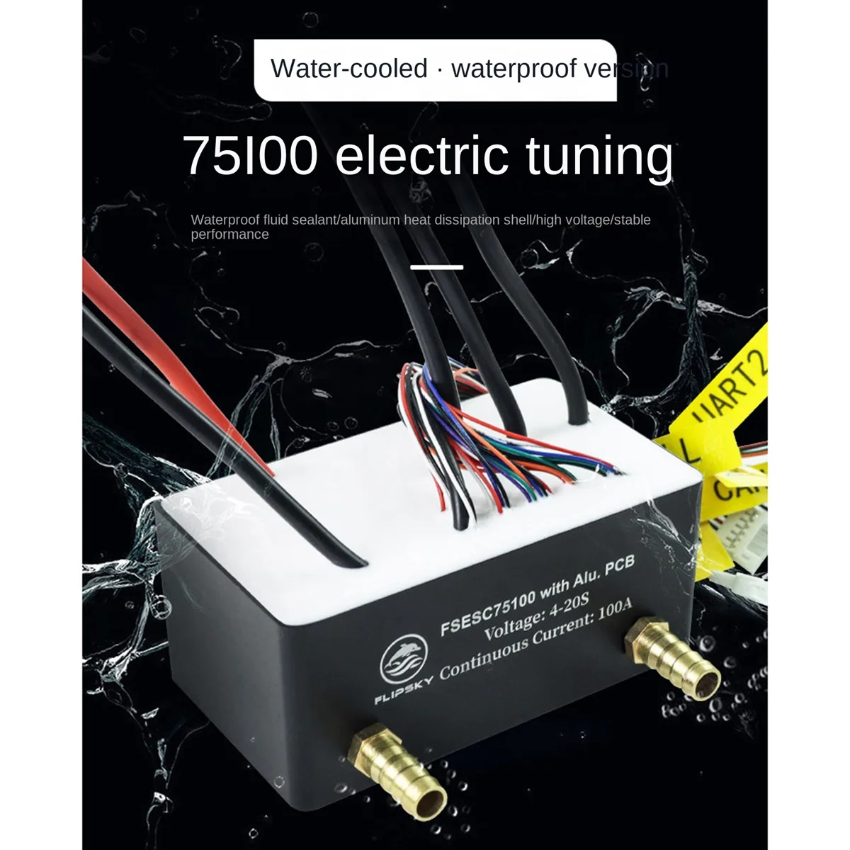 

Flipsky 75100 with Aluminum PCB Based on VESC for Electric Skateboard / Scooter / Ebike Speed Controller