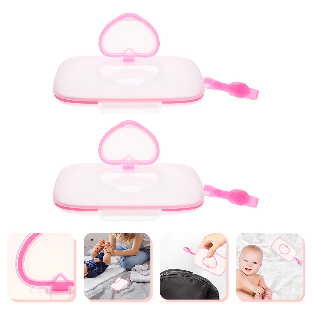 

Wipes Wet Box Baby Wipe Dispenser Holder Container Case Storage Refillable Flushable Travel Car Toilet Stroller Containers