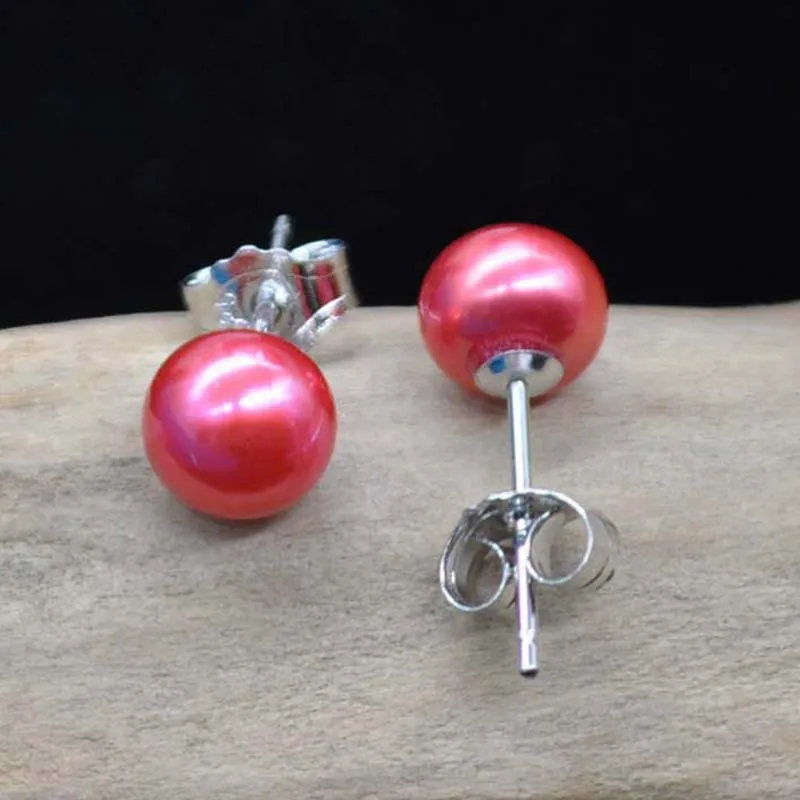 Женские серьги-гвоздики с натуральным жемчугом 60 пар | Украшения и аксессуары