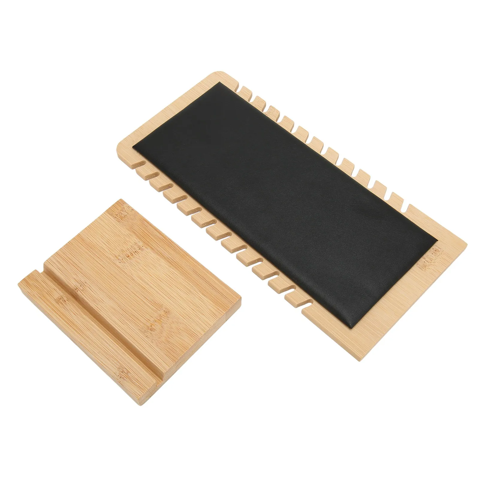 

Подставка для ожерелья, вместительная бамбуковая подставка для выставки ювелирных изделий, стабильная база, экономия места