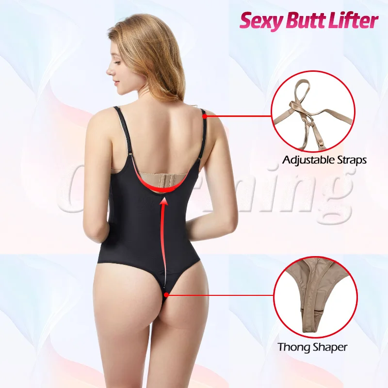 Бесшовная цельная одежда для коррекции фигуры и подтяжки талии бедер