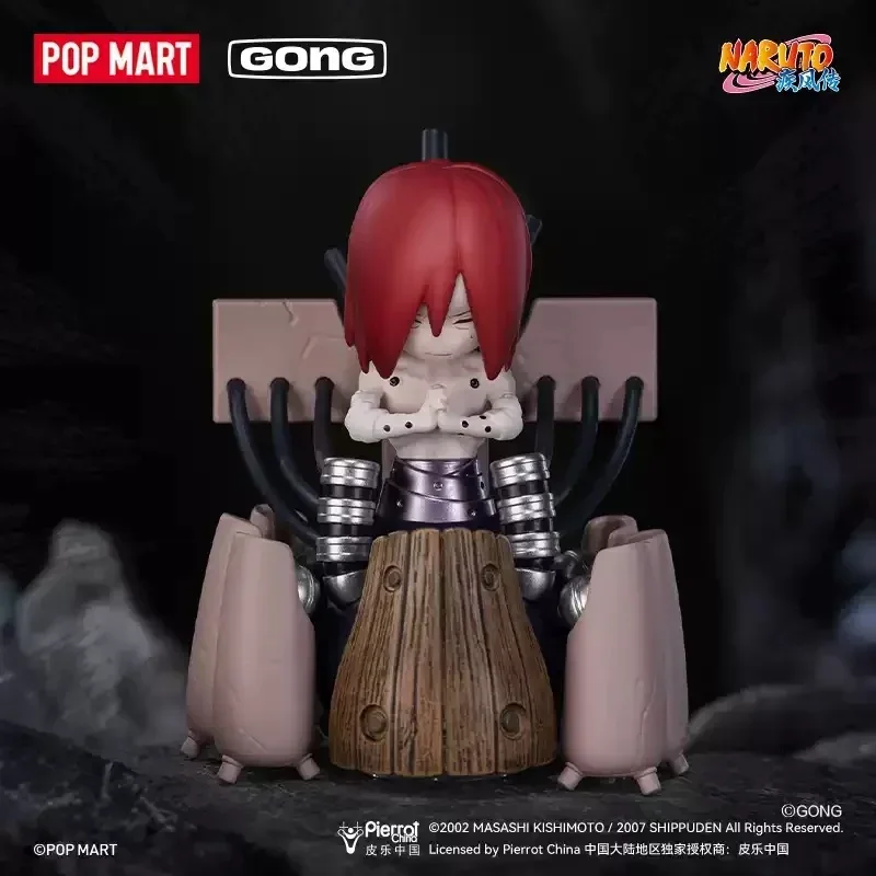 Фото POPMART GONG Naruto Shippuden Akatsuki Arc Series слепая коробка Mystery Box Guess Bag игрушки куклы аниме фигурка украшения коллекция №4