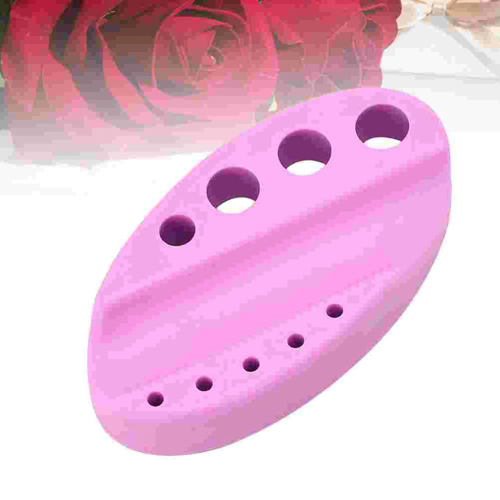 

Cupink Holder Pigment Stand Rack Rubber Siliconeholes Shelf Microblading Makeup Accessories