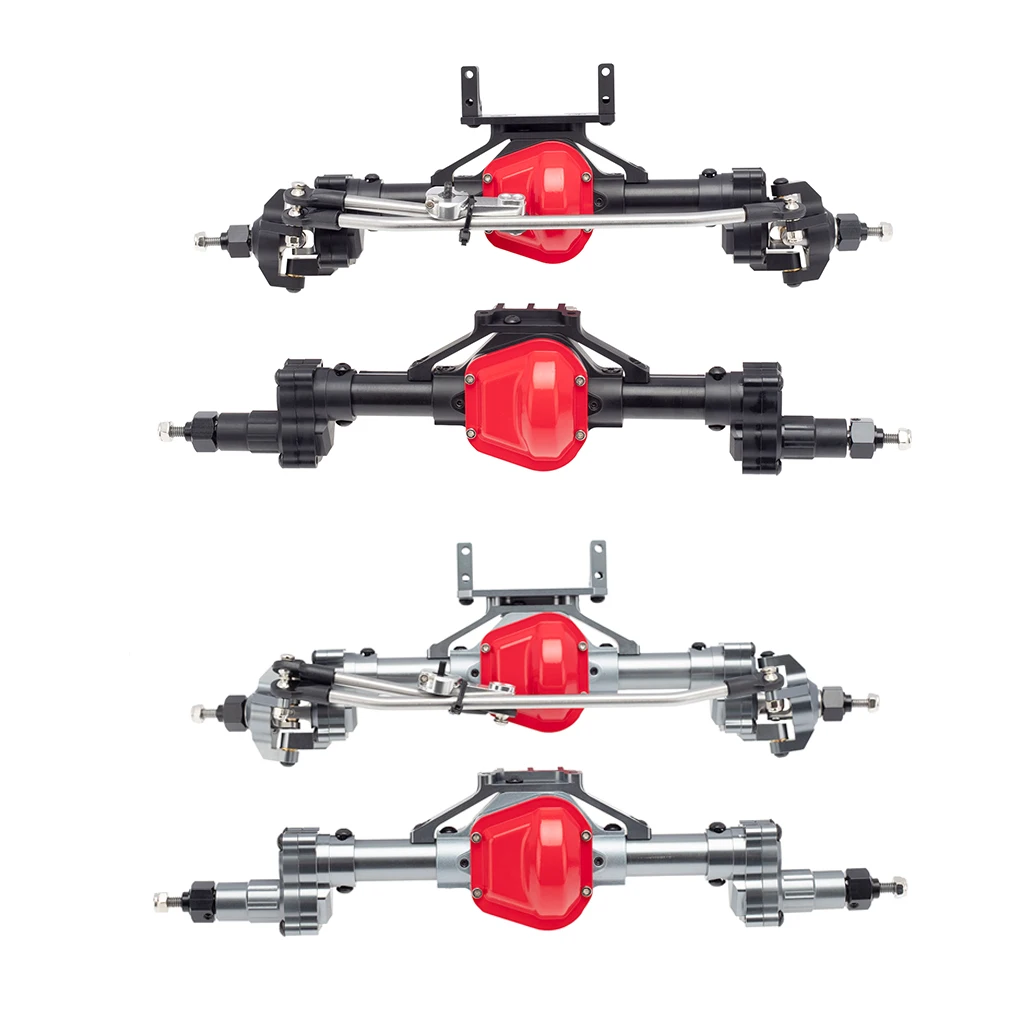 

1 Set RC Car Axles Replacing Part Reliable Practical DIY Accessory Upgrade Axle Kit Replacement for SCX10 i Grey