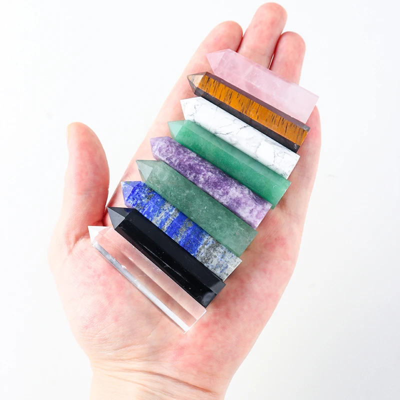 

2022 Natural Quartz Crystal Stones Transparency 50-60mm Ornaments DIY Energy Ore Mineral Crafts Agate Home Decoration 1PC