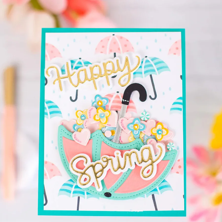 Шейкер-зонт из углеродистой стали металлическая высечка подходит для украшения