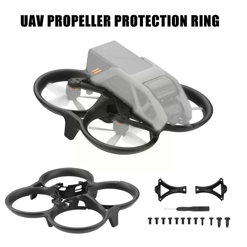 

Противоударное кольцо-бампер для дрона DJI Avata светильник вес, кольцевая муфта, предотвращение повреждений, улучшение светильник щенности, а...