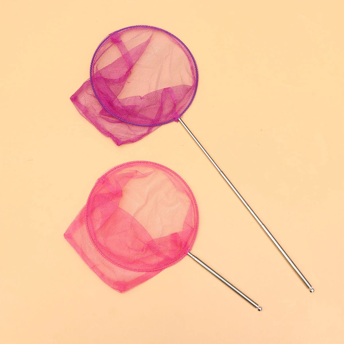 

8 Pcs Insect Net Stainless Steel Prime Durable Telescopic Fishing Net Butterfly Net for Outdoor