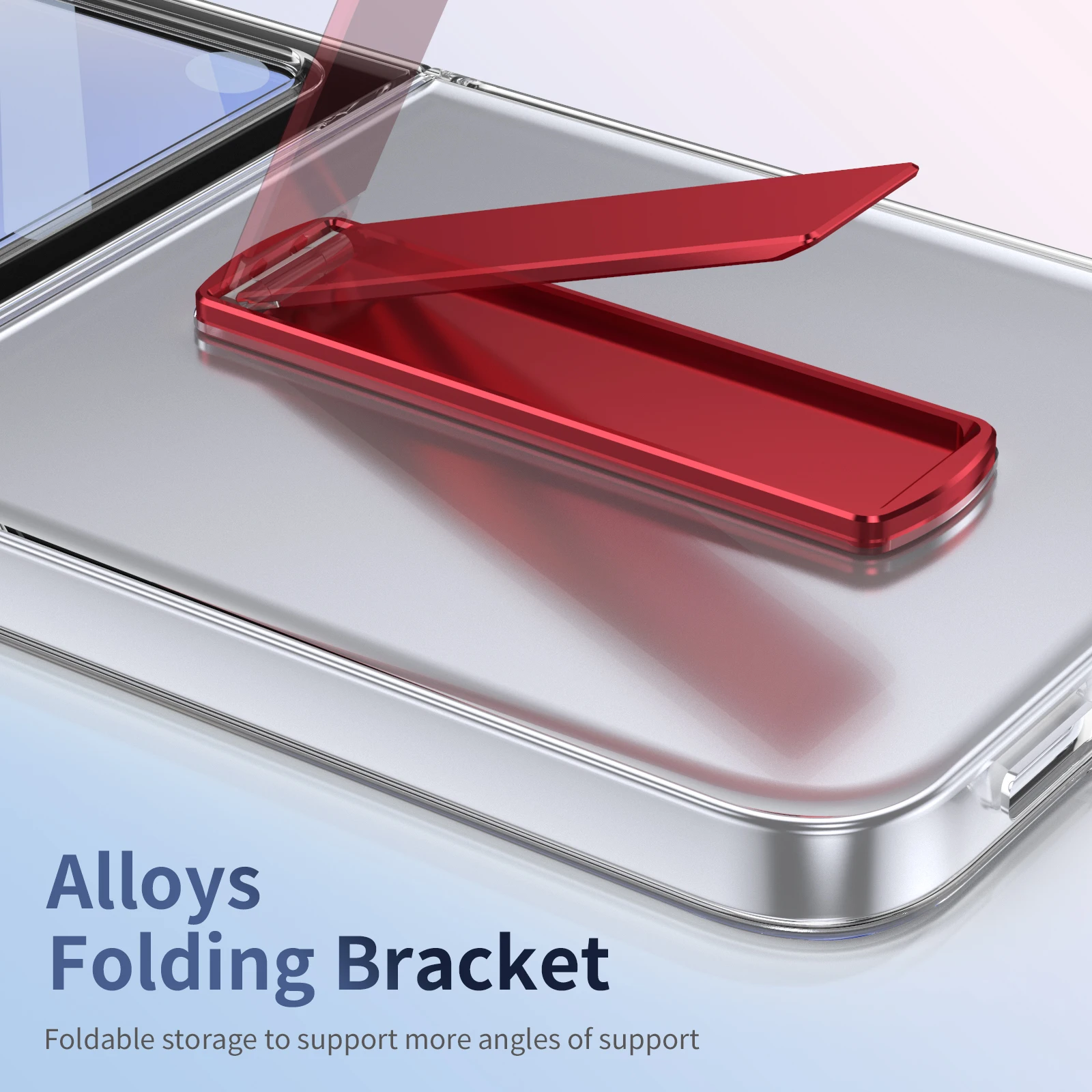 Фото Пластиковый жесткий чехол для телефона Samsung Galaxy Z Flip 6 5 4 3 Flip6 Flip5 5G, прозрачный анти-падение с держателем, мерная крышка №3