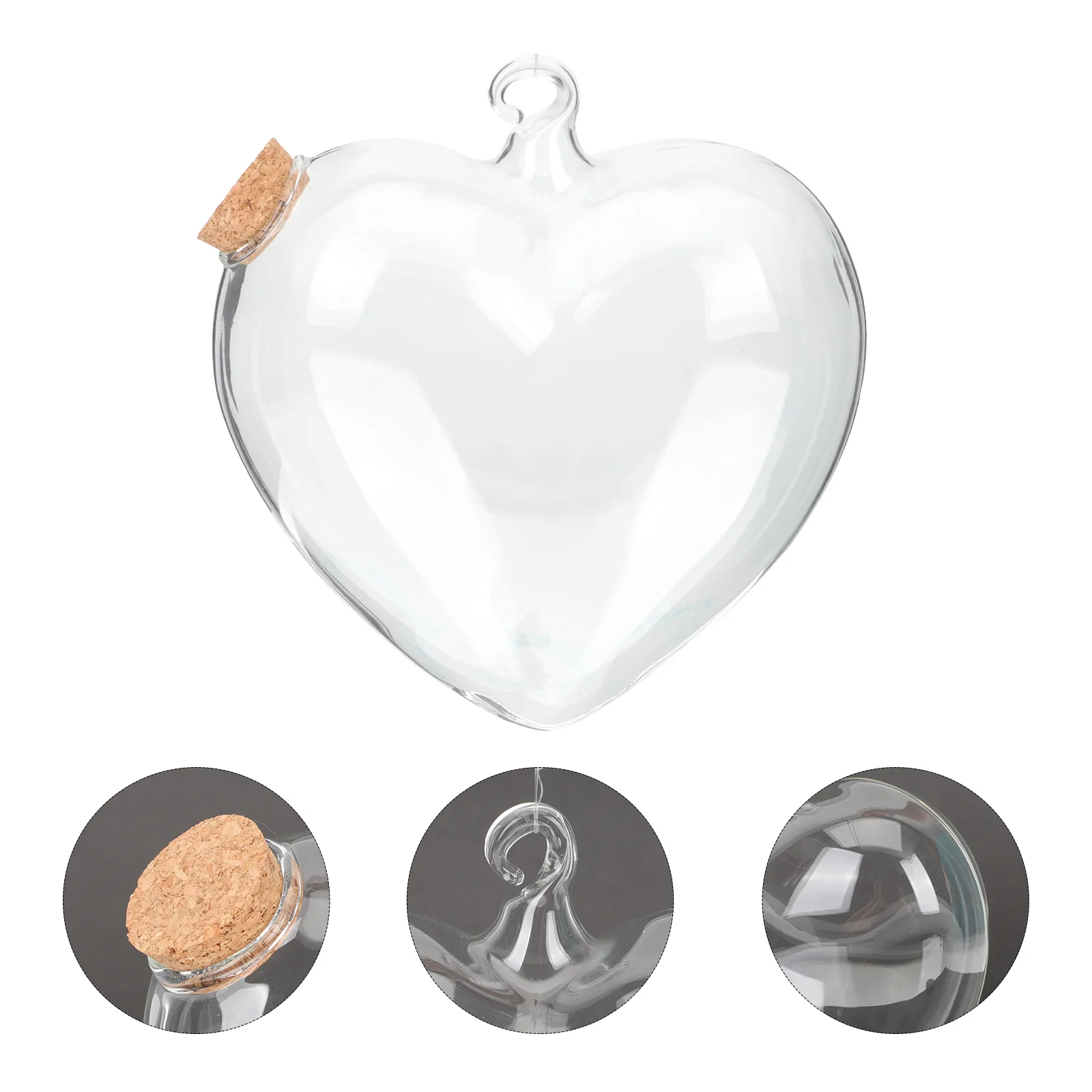 

Bottle Jar Wishing Bottlescontainers Small Origami Lids Bins Storage Star Planter Cork Jars Empty Landscape Terrarium Heart