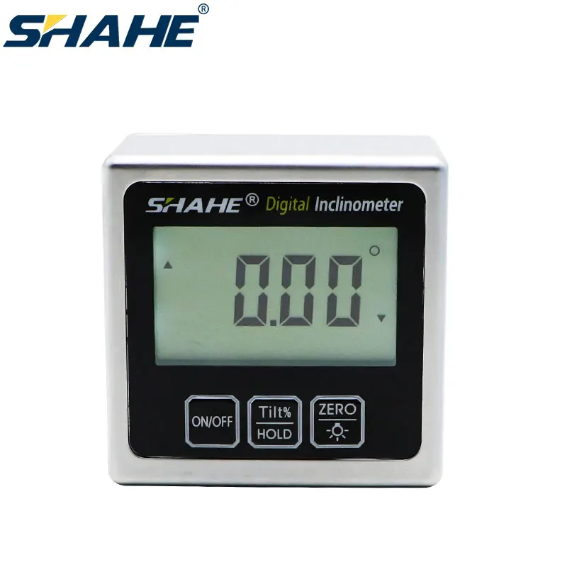 

SHAHE Magnetic Digital Inclinometer Level Box Gauge Angle Meter Finder 360 Degree Mini Electronic Protractor