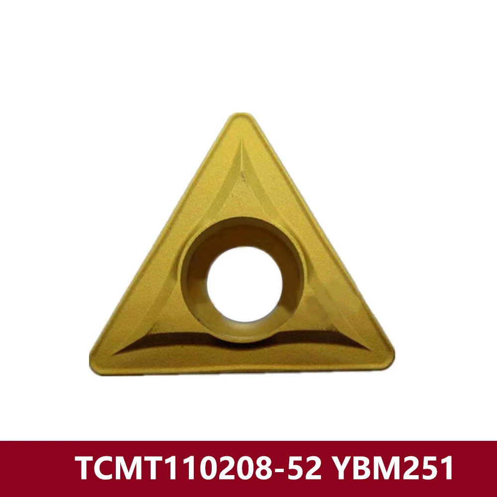 Оригинальный TCMT 110208 -52 Твердосплавные вставки YBM251 52 инструменты для держателей