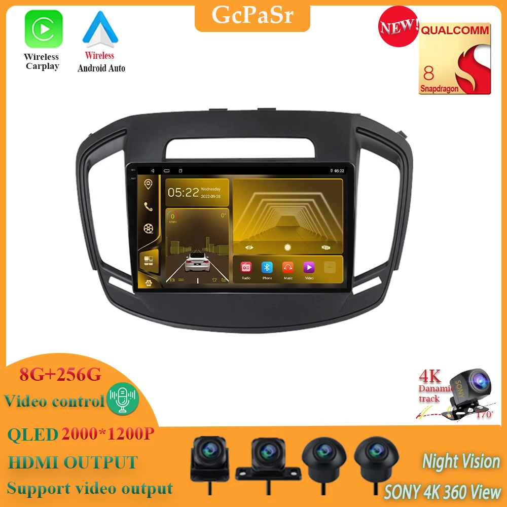 

Android 13 Qualcomm Snapdragon Car Radio Player For Opel Insignia For Buick Regal 2013 - 2017 Multimedia Video Player DSP GPS