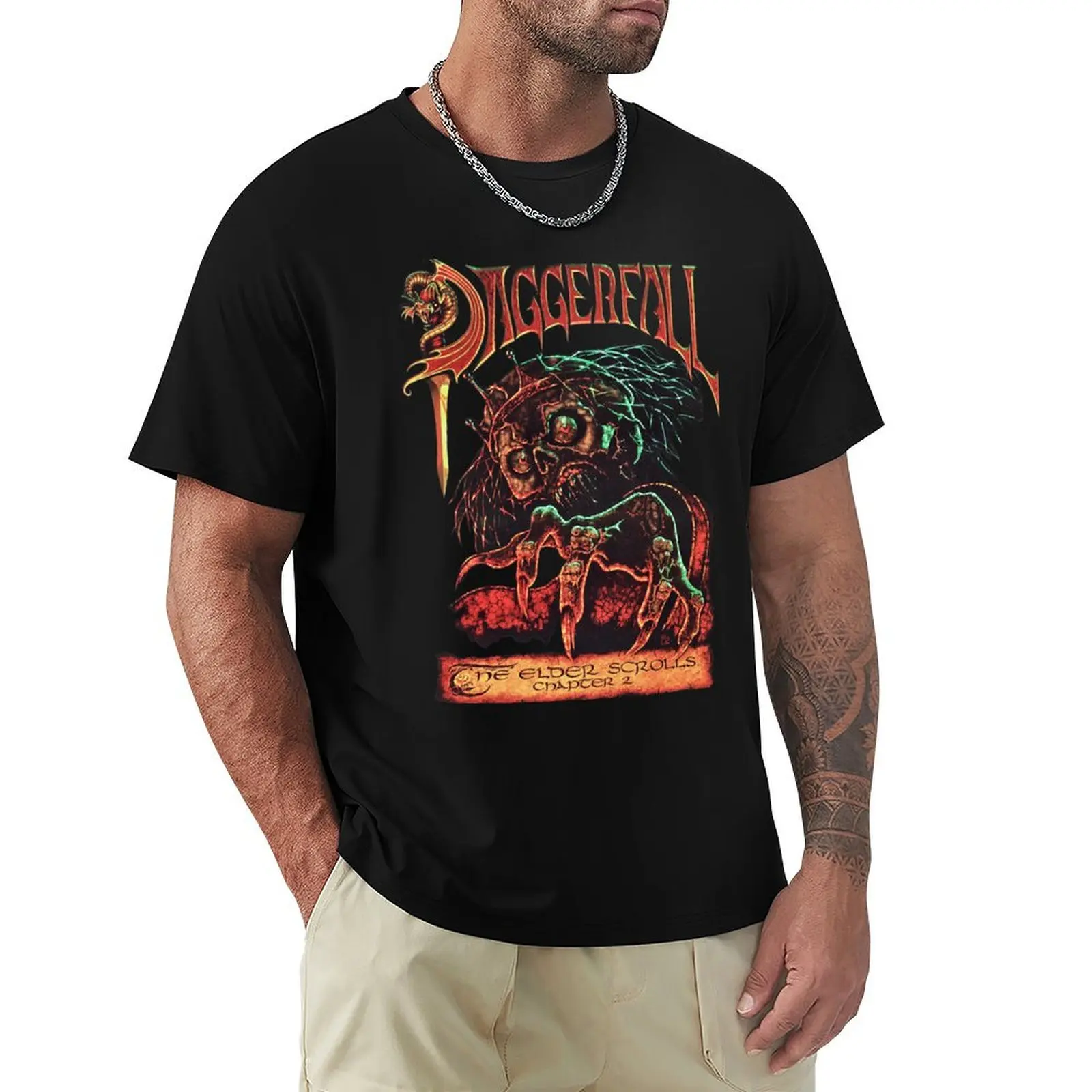 Футболка Daggerfall футболка аниме одежда в эстетическом стиле на заказ винтажная